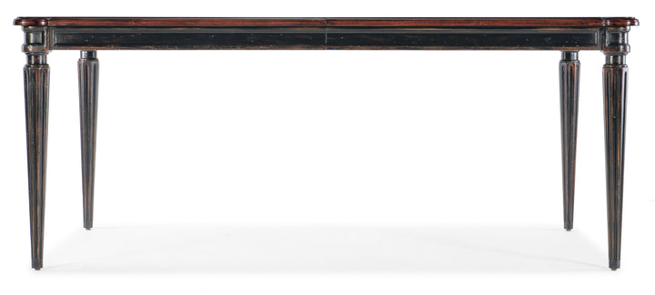 American Home Furniture Hooker Furniture Charleston Rectangle Leg Dining Table w-2-22in Leaves