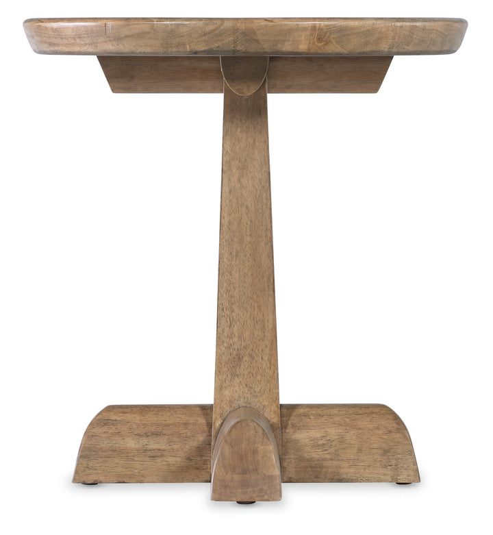 American Home Furniture | Hooker Furniture - Vineyard Row Round Pedestal End Table