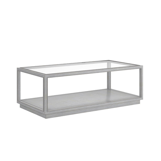 Glaze Rec Cktl Table-Vintage Blue