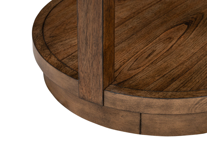 Connolly Brown Round End Table - T6499-05