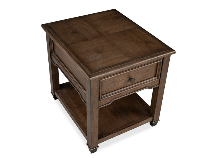 Cormac Brown Rectangular End Table - T6589-03