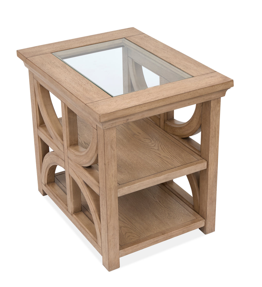 Coventry Honey Wheat Rectangular Shelf End Table - T6480-02