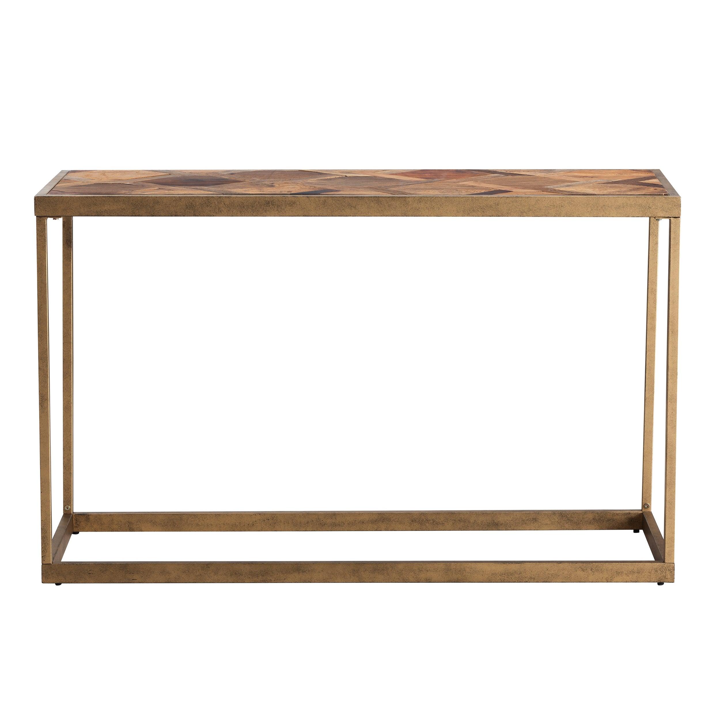 Dorville Reclaimed Wood Console Table - Thumbnail 5