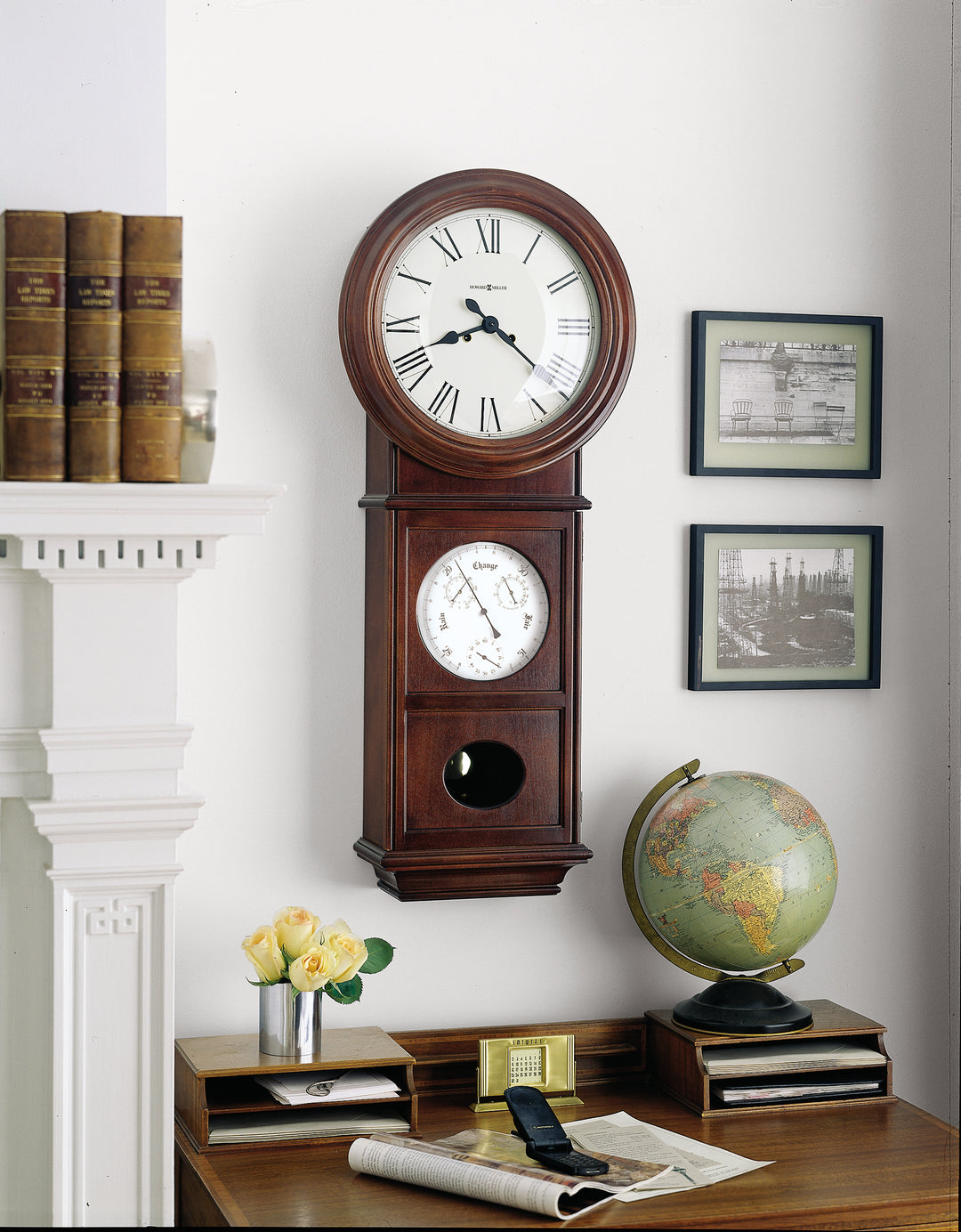 American Home Furniture | Howard Miller - Lawyer II Wall Clock