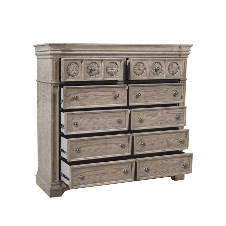 Kingsbury 10 Drawer Dresser - AmericanHomeFurniture
