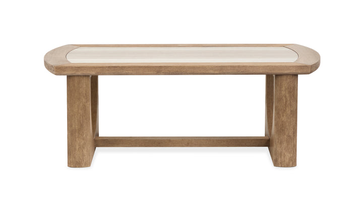 Bradford Riverbed Beige Rectangular Cocktail Table - T5950-43