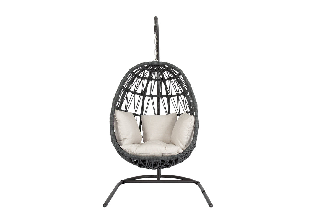 American Home Furniture | Sunset West - Milano Hanging Chair in Echo Ash w/ Self Welt