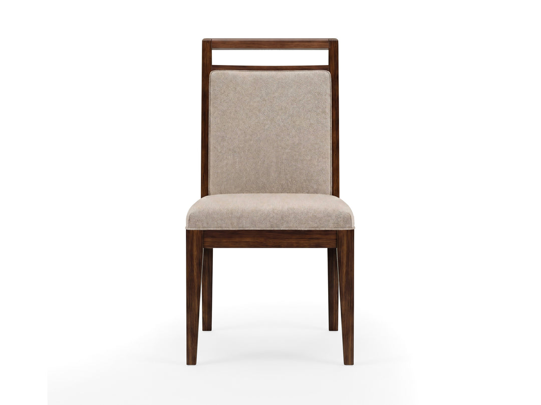 Reena Rich Brown Upholstered Side Chair - Set of 2 - D6518-63