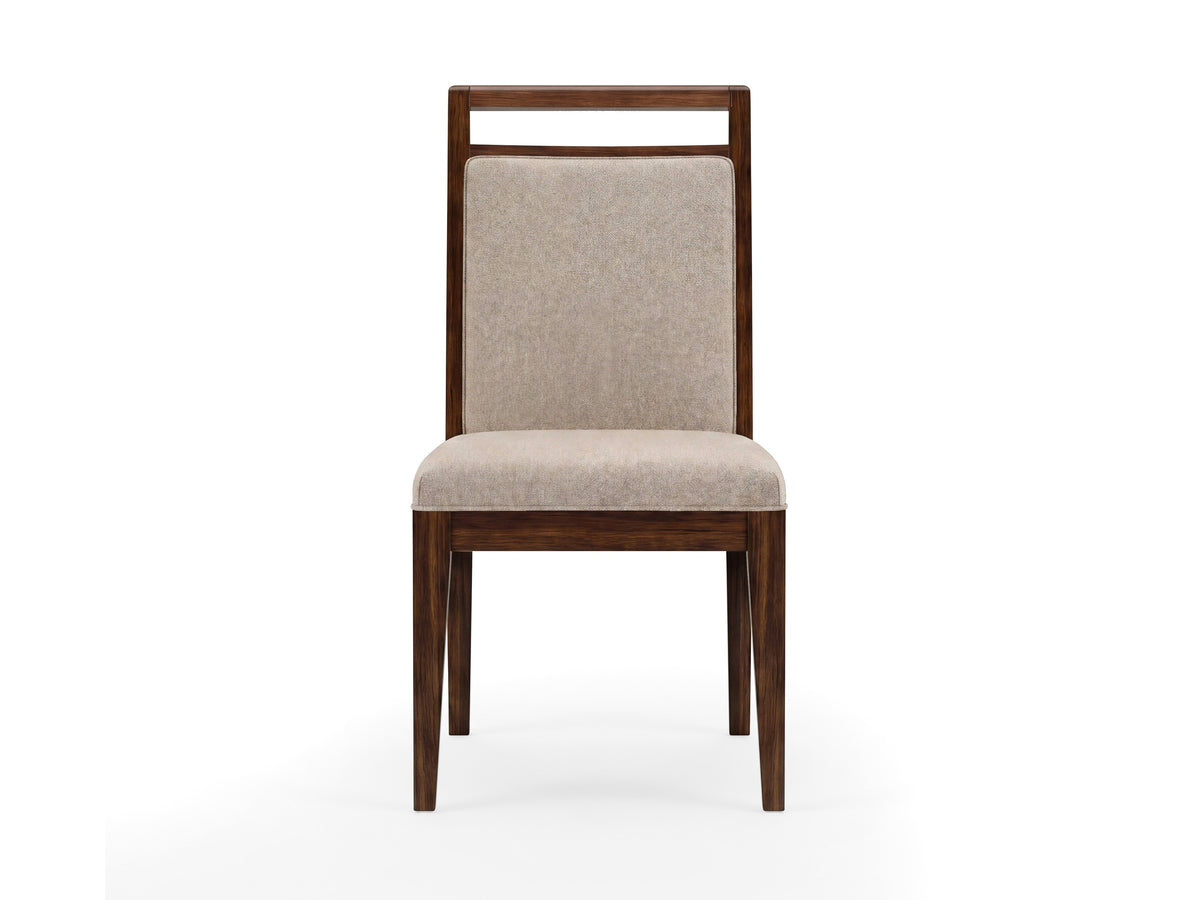 Reena Rich Brown Upholstered Side Chair - Set of 2 - D6518-63