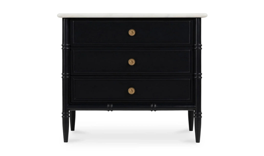 Eleanor Nightstand Black - AmericanHomeFurniture