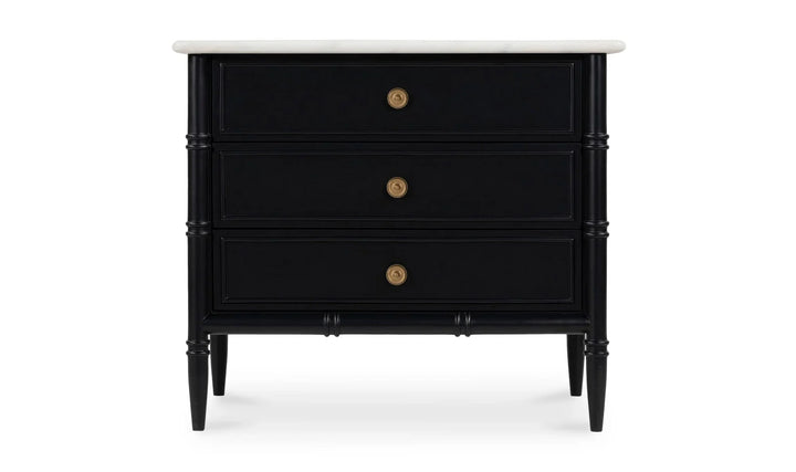 Eleanor Nightstand Black - AmericanHomeFurniture