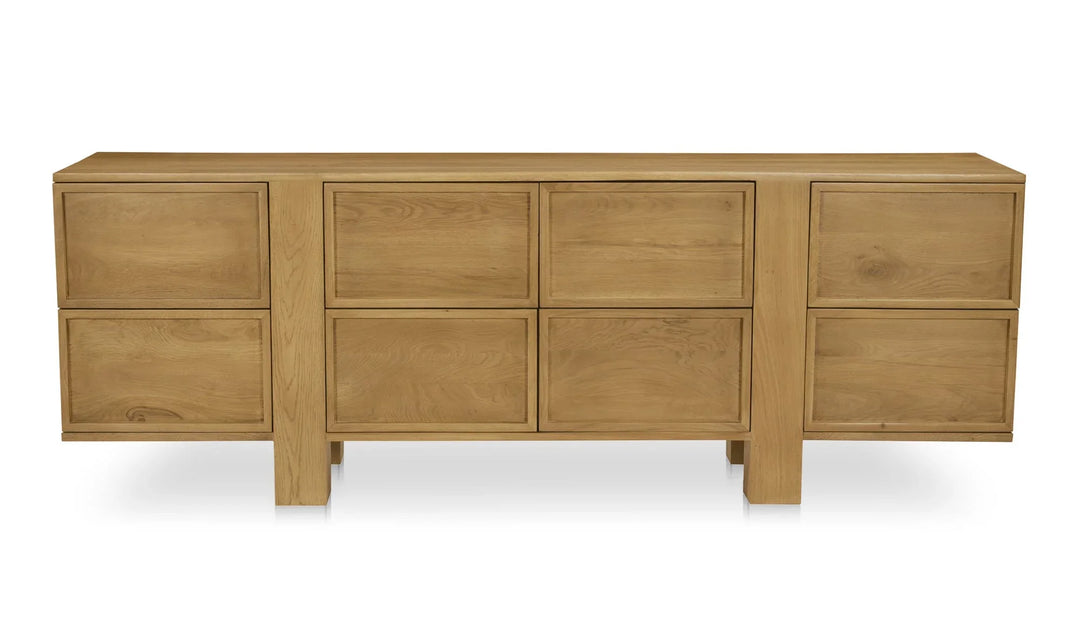 Henley 8 Drawer Dresser Brown - AmericanHomeFurniture