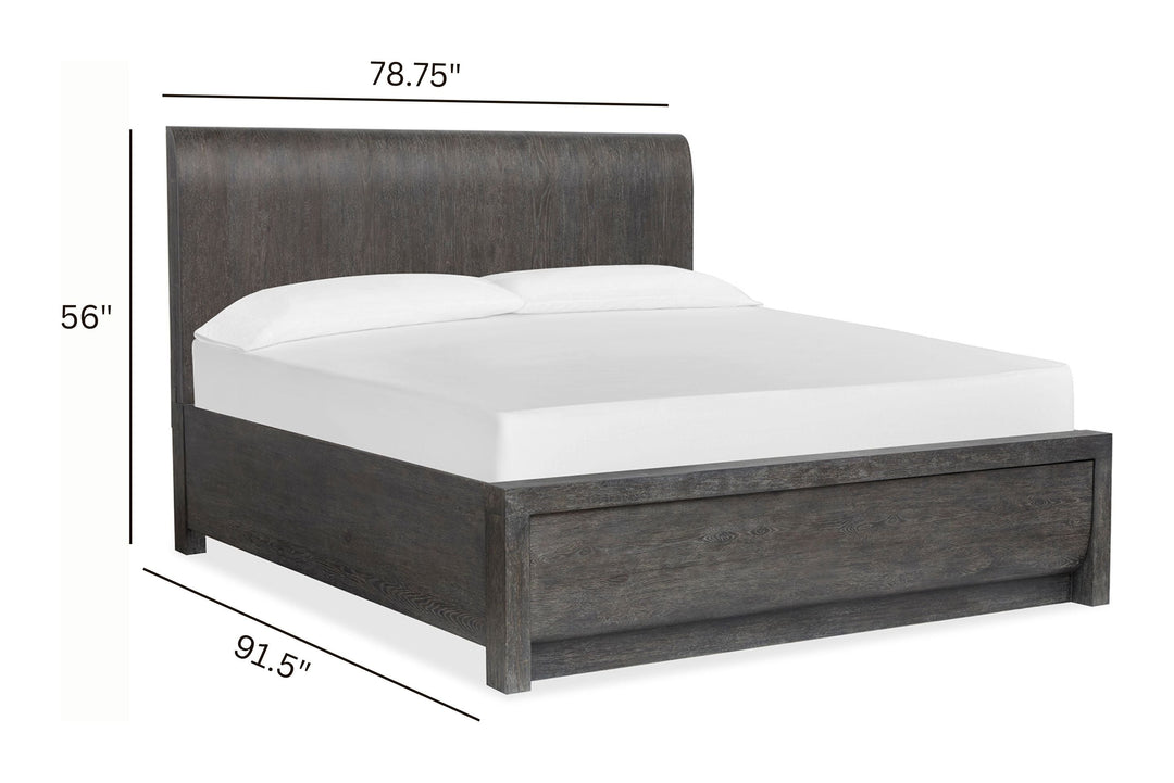Kinsley Black Heron Panel Bed
