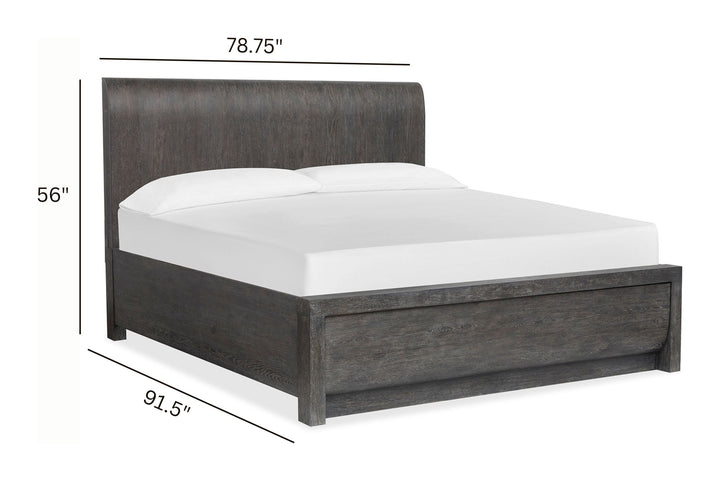 Kinsley Black Heron Panel Bed