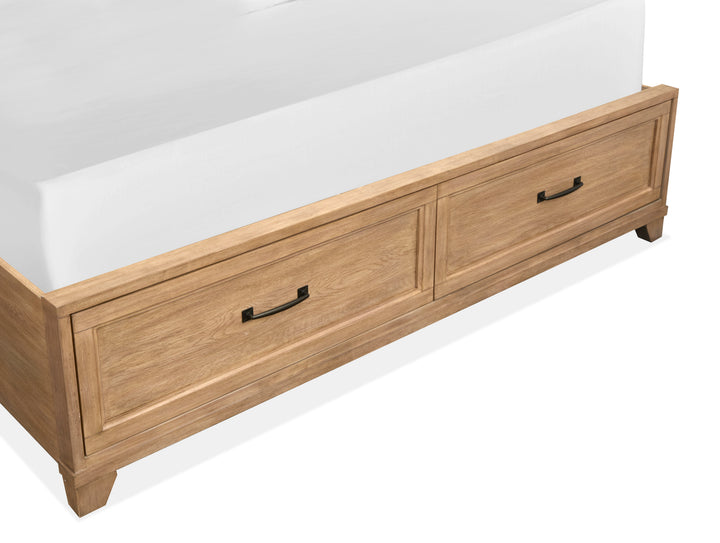 Coventry Honey Wheat California King Panel Storage Bed - B6480-74A