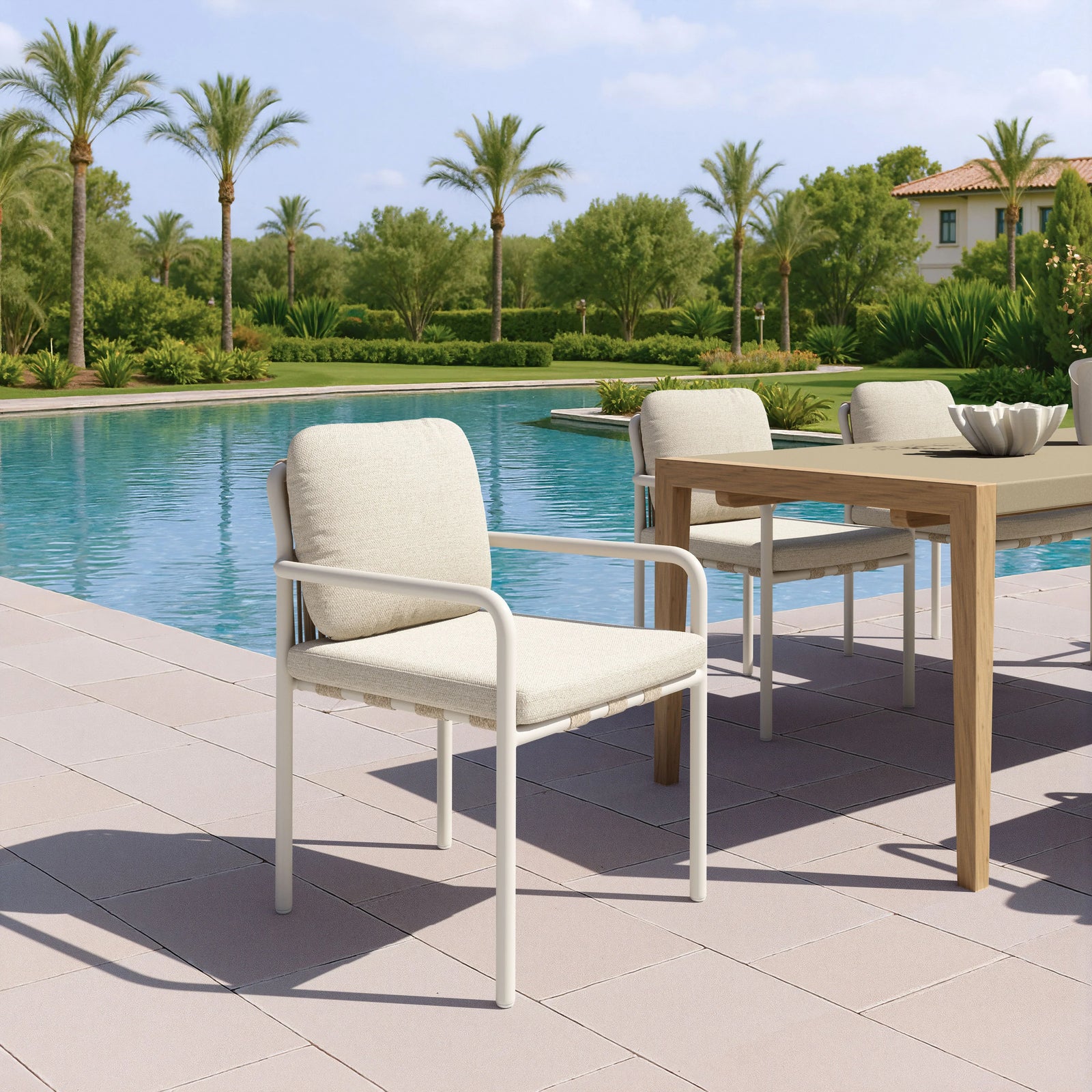 Zuo Aite Dining Chair (Set of 2) Beige DINING CHAIRS