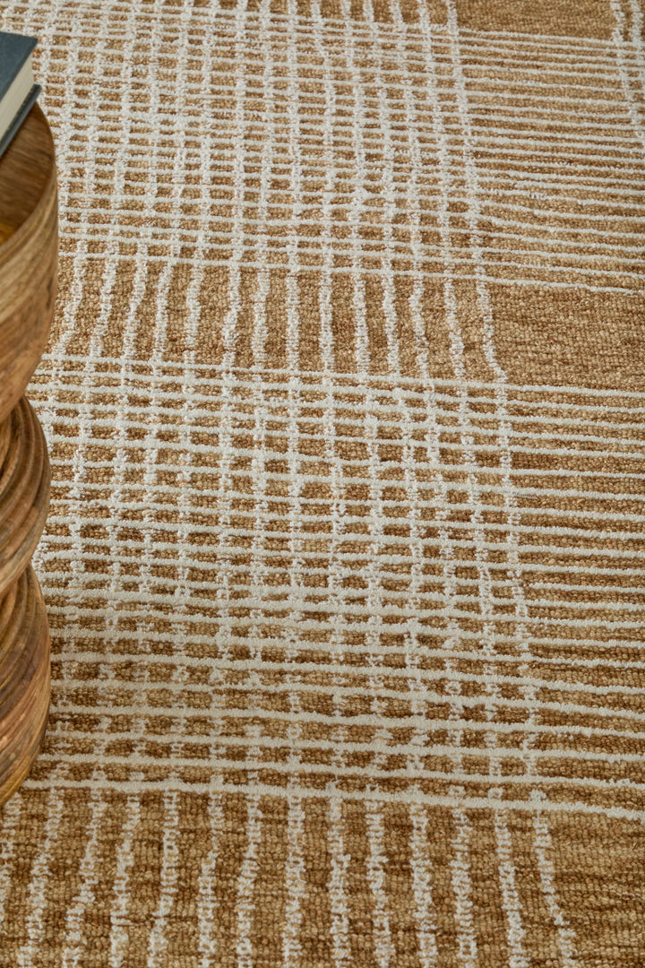 Rectangle/5' x 8'/Camel/Ivory