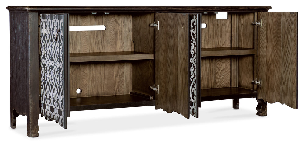 American Home Furniture | Hooker Furniture - Americana Entertainment Credenza - Molasses