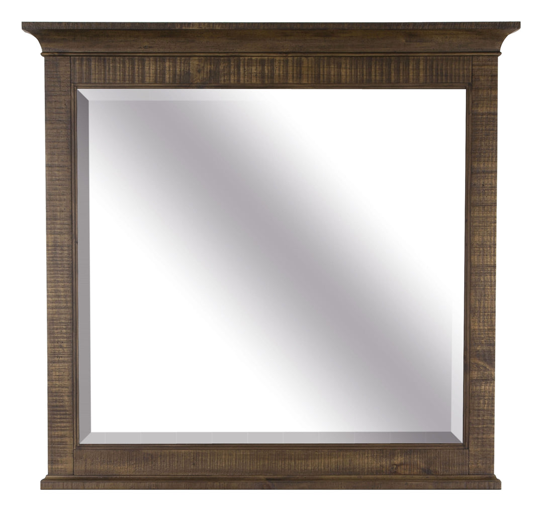 Bay Creek Toasted Nutmeg Drawer Dresser With Landscape Mirror - B4398-2040