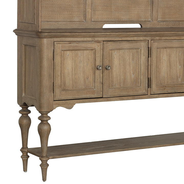 Weston Hills Flax Seed Sideboard And Hutch - P293-DR-K5