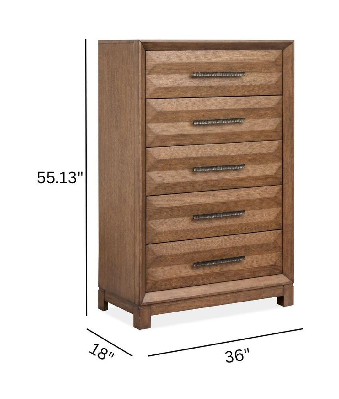 Callisto Bourbon Brown Drawer Chest - B6396-10