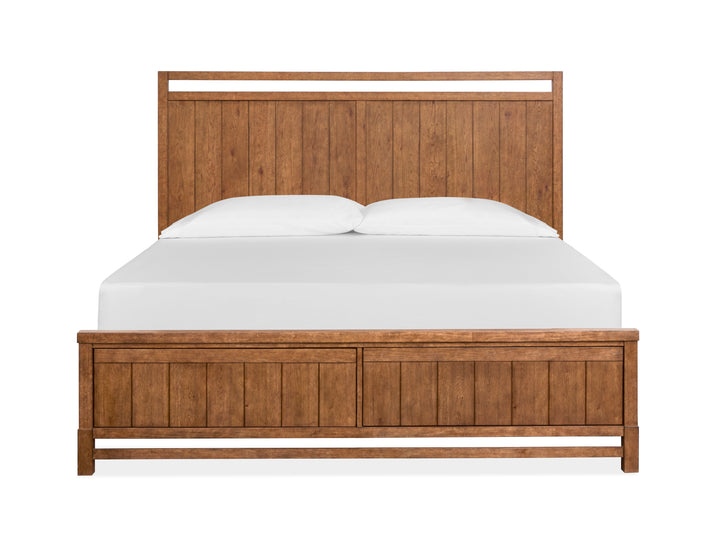 Conway Honey Wheat King Panel Bed - B6422-64