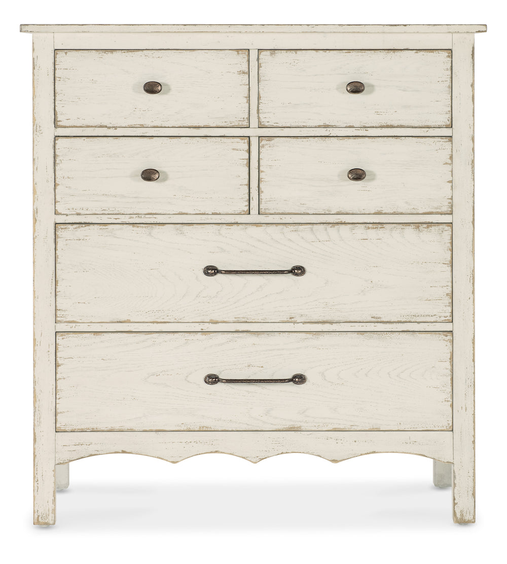 American Home Furniture | Hooker Furniture - Americana Six-Drawer Chest 2 - Daisy