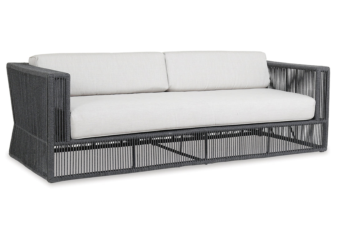 American Home Furniture | Sunset West - Milano Sofa in Echo Ash w/ Self Welt