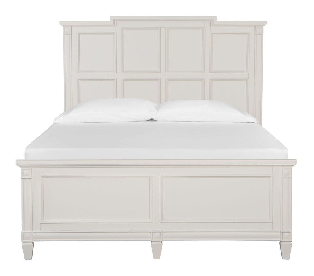Willowbrook Egg Shell White Queen Panel Bed - B5324-54