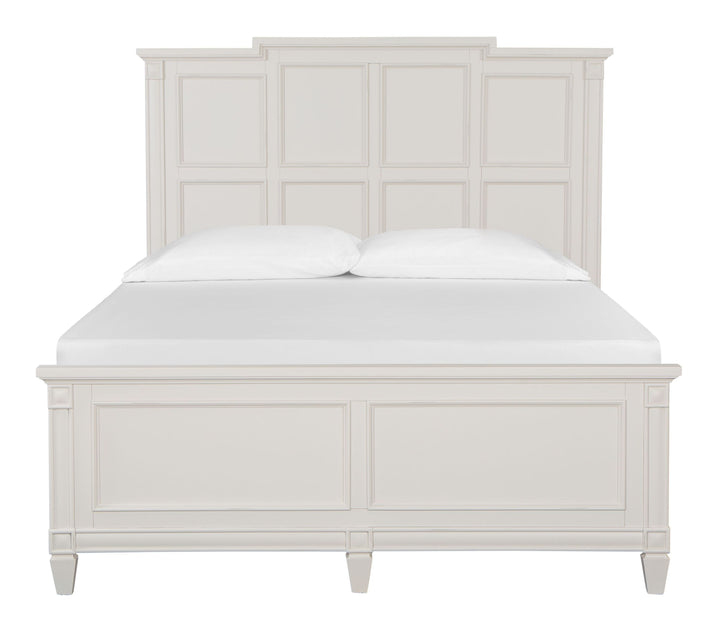 Willowbrook Egg Shell White Queen Panel Bed - B5324-54