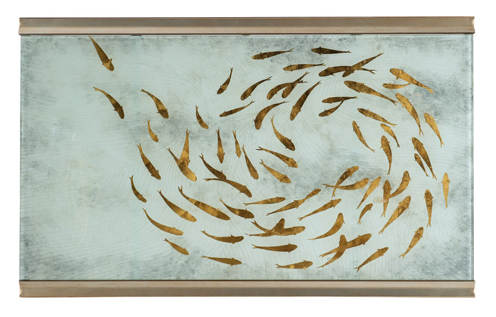 American Home Furniture Hooker Furniture Melange Koi Rectangle Cocktail Table
