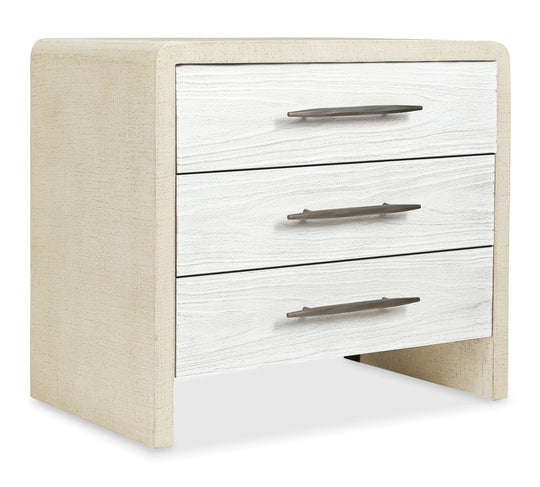 American Home Furniture Hooker Furniture Cascade Three-Drawer Nightstand
