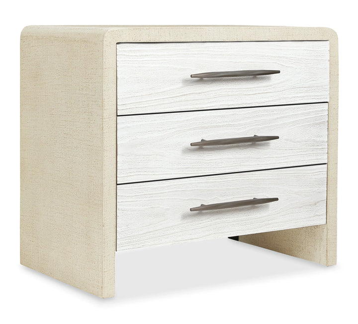 American Home Furniture Hooker Furniture Cascade Three-Drawer Nightstand