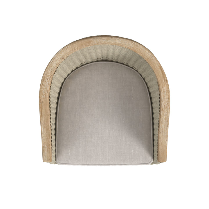 Cambria Dining Chair in Canvas Canvas w/ Self Welt