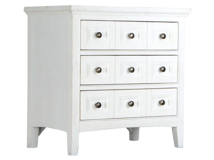 Heron Cove Chalk White And Dovetail Grey Drawer Nightstand - B4400-01