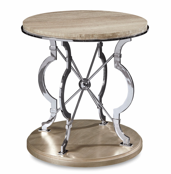 American Home Furniture | A.R.T. Furniture - Morrissey Yeats Round Lamp Table Bezel