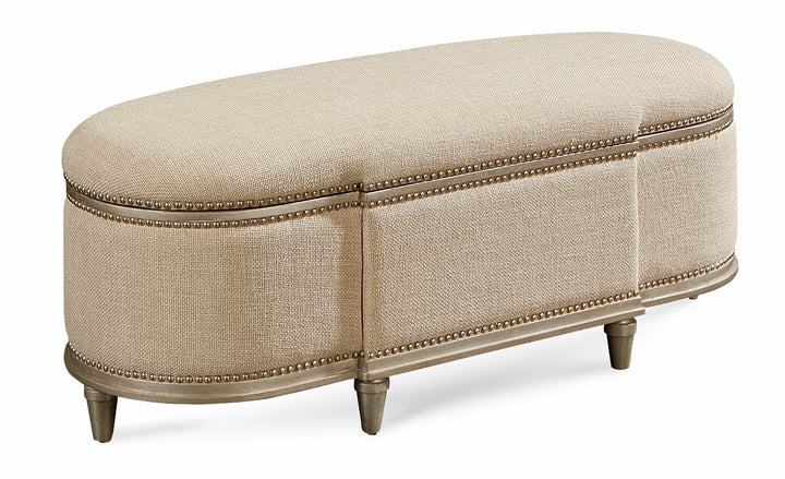 American Home Furniture | A.R.T. Furniture - Morrissey Rhodes Storage Bench Bezel