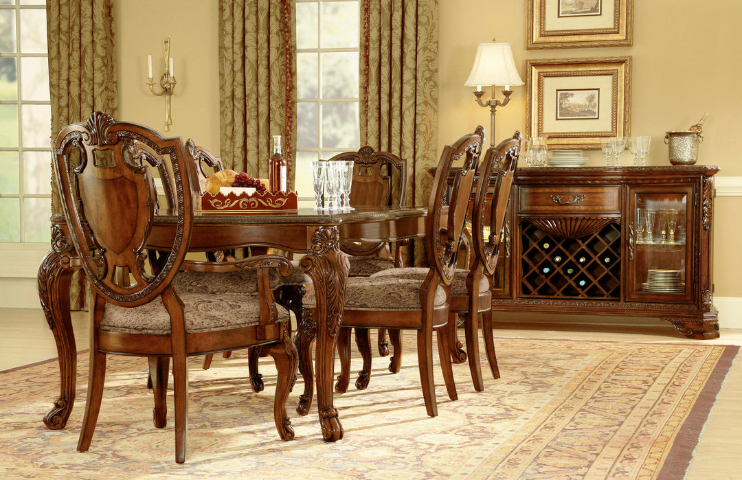 American Home Furniture | A.R.T. Furniture - Old World 7pc Dining Rect Table Set