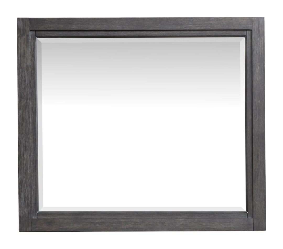 Plum Creek Ravenwood Black Drawer Dresser With Landscape Mirror - B5990-2040