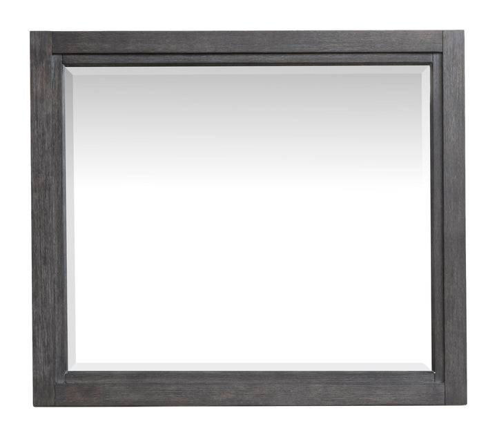 Plum Creek Ravenwood Black Drawer Dresser With Landscape Mirror - B5990-2040