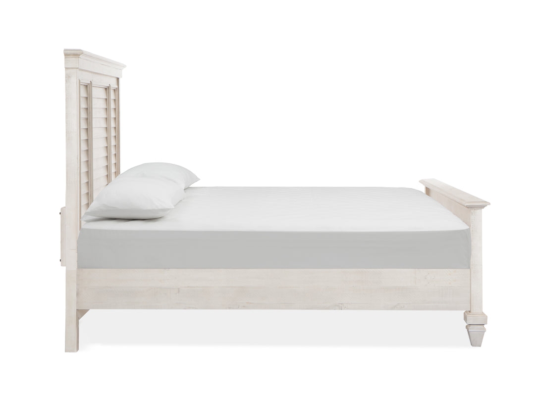 Newport Alabaster King Shutter Panel Bed - B5430-65