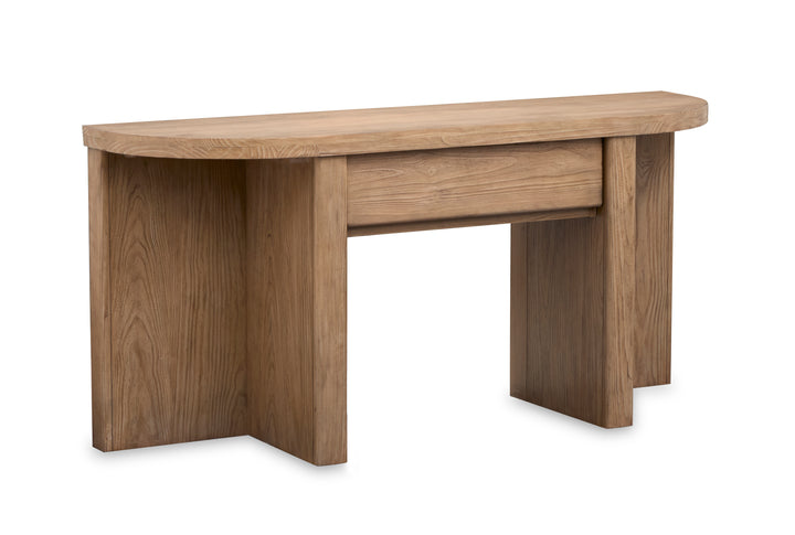 Hayden Golden Oat Demilune Sofa Table - T6348-75