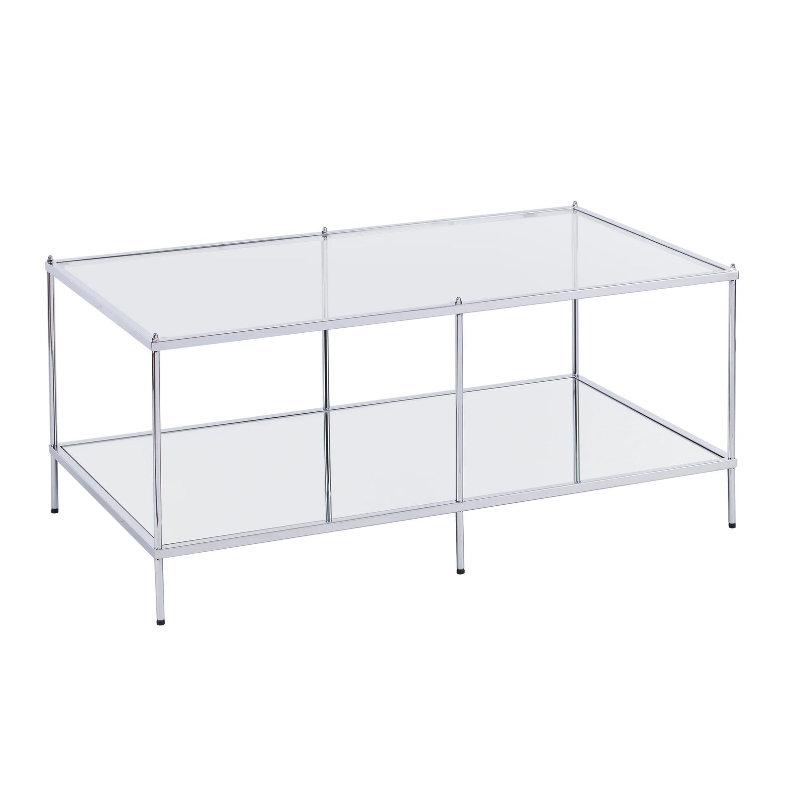 SEI Furniture Knox Glam Mirrored Cocktail Table - Chrome COFFEE TABLES