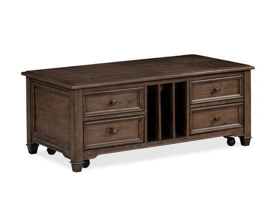Cormac Brown Lift Top Storage Cocktail Table - T6589-50