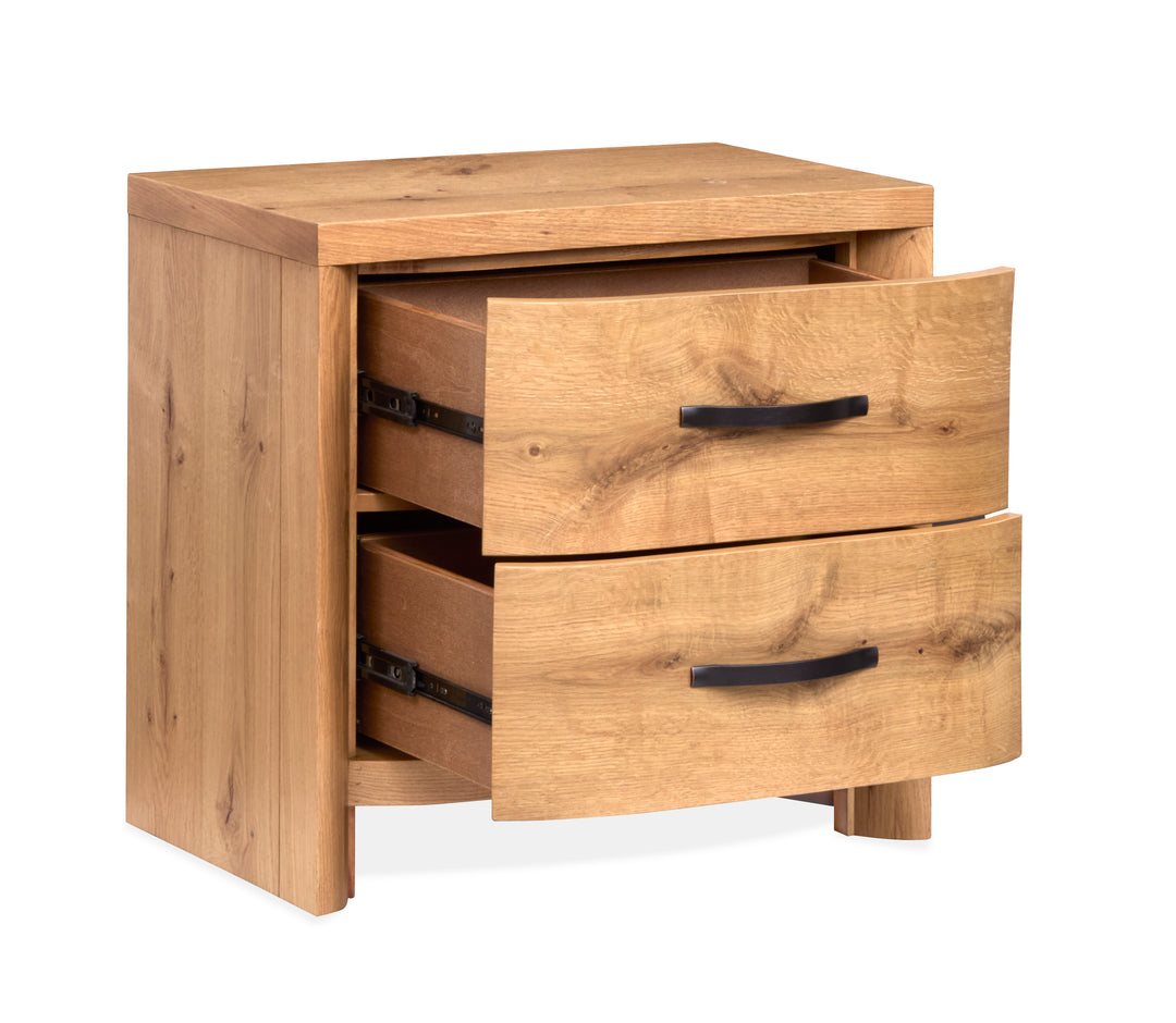 Laramie Honey Wheat Drawer Nightstand - B6433-01