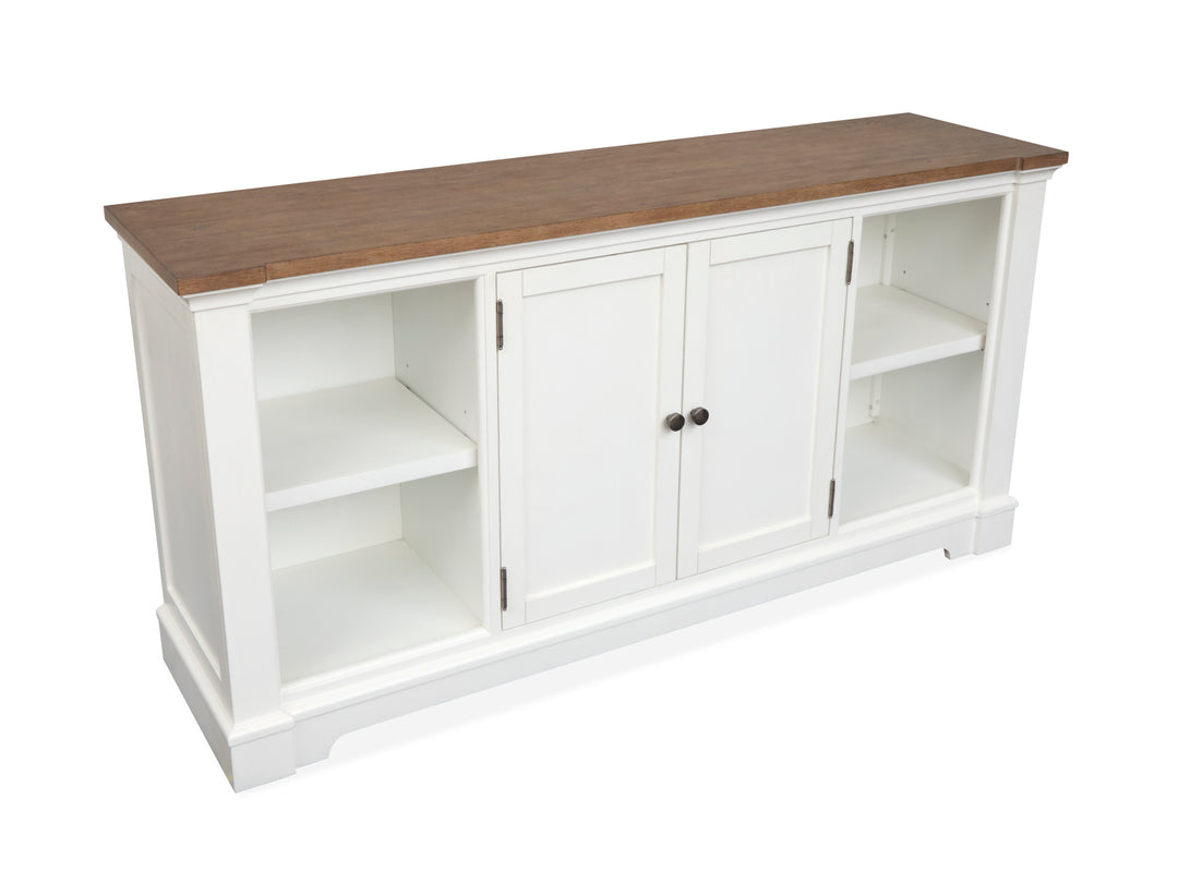 Kingston Whisper White And Cerused Nutmeg Credenza - D6407-11