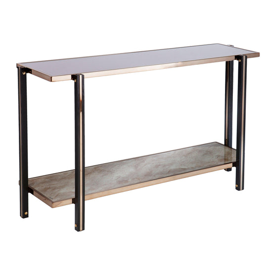 SEI Furniture Thornsett Console Table w/ Mirrored Top CONSOLE TABLES