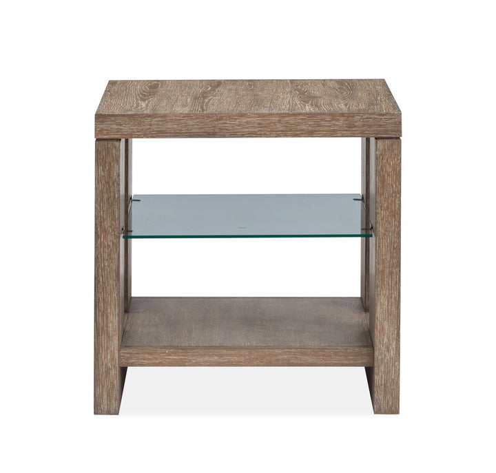 Conway Spiced Brown Rectangular End Table - T6315-03