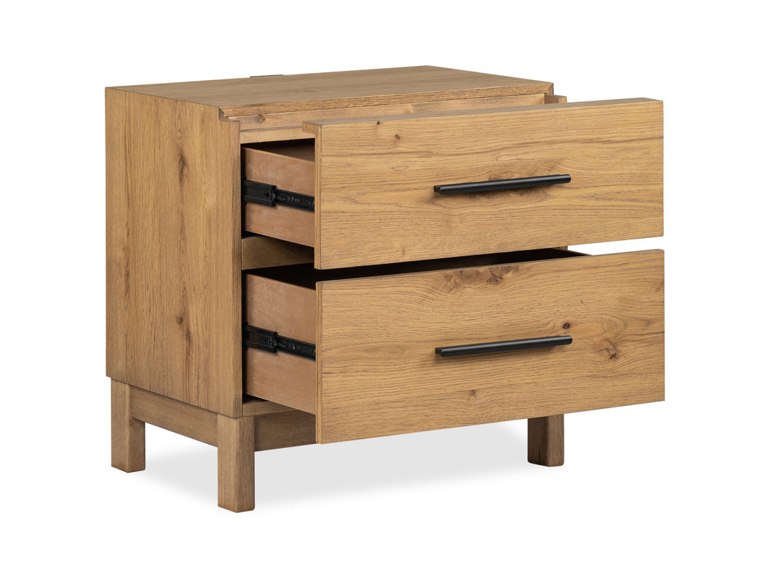 Davenport Rustic Caramel Drawer Nightstand - B6309-01
