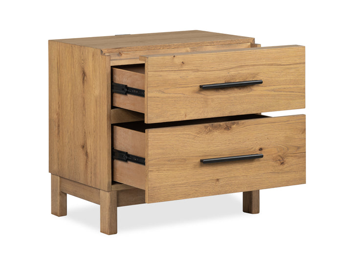 Davenport Rustic Caramel Drawer Nightstand - B6309-01